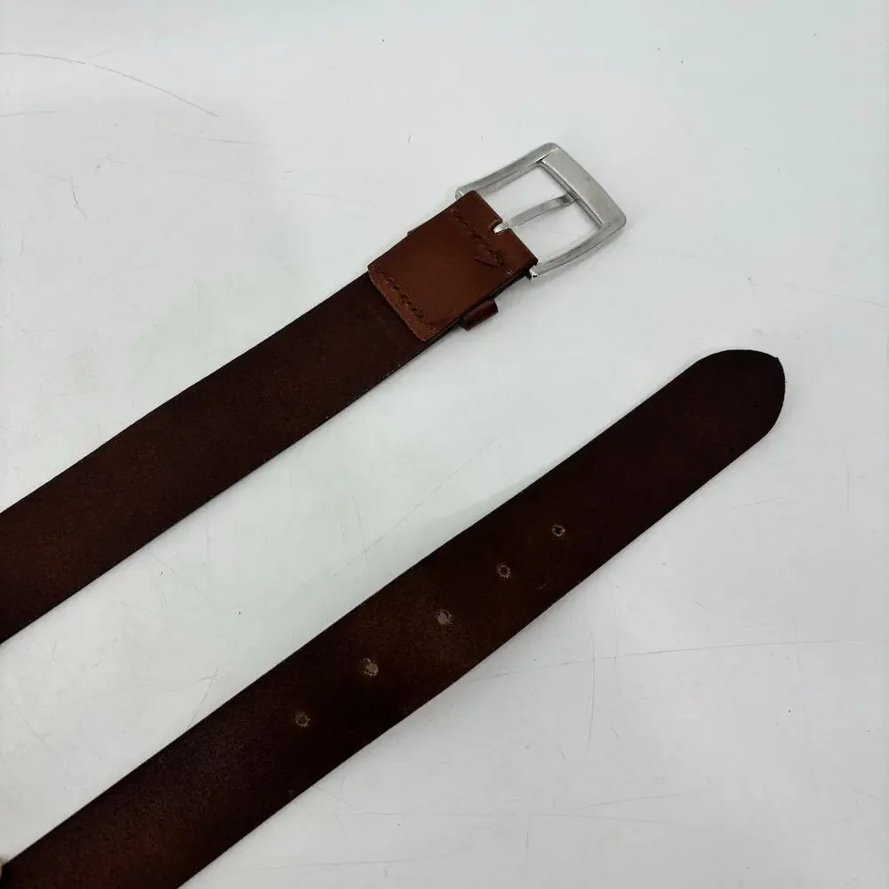 H&M Brown Size Small Leather Belt Unisex Women Men Casual Minimalist